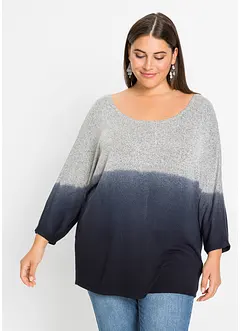 Oversizetopp med olika nyanser, bonprix