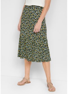 Mönstrad kjol med volang, bpc bonprix collection