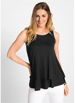 Viskoslinne med lager-på-lager-look, bonprix
