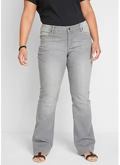 Bootcut Jeans Mid Waist, Comfort Stretch, bonprix