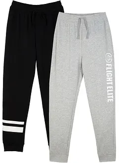 Trikåbyxa för pojkar (2-pack), bonprix