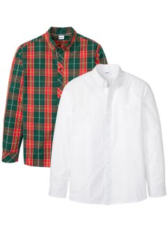 Långärmad skjorta (2-pack), John Baner JEANSWEAR