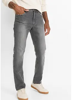 Stretchjeans med bekvämt snitt, normal passform, raka ben, bonprix