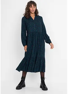 Midiklänning i viskos, bonprix