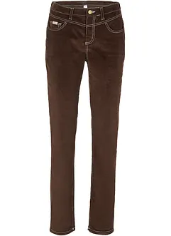 Stretchig manchesterbyxa Slim Fit, bonprix