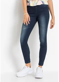 Korta tajta stuprörsjeans, bonprix