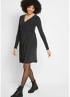 Festligt glittrig mamma-/amningsklänning, bonprix