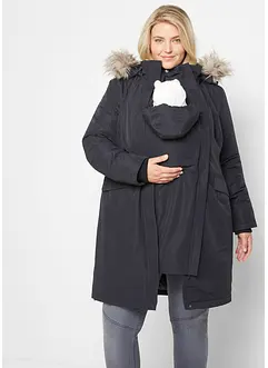 Mammakappa i vind- och vattentätt material med babyficka, bonprix