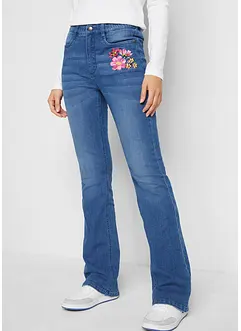 Bootcutjeans med bekväm hög midja, bonprix