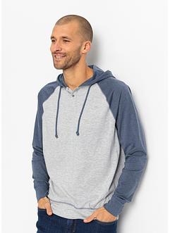 Långärmad T-shirt med luva, John Baner JEANSWEAR