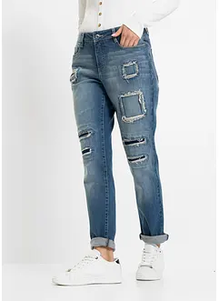 Boyfriendjeans med destroyed-detaljer, bonprix