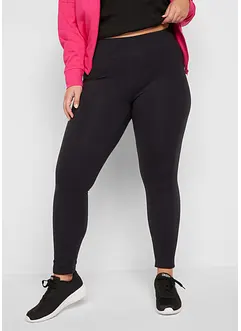 Ankellånga, extra mjuka sportleggings med sidofickor, bonprix