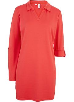 Avslappnad Punto di Roma-longshirt med modern polokrage och slits i sidan för ökad rörelsefrihet, bpc bonprix collection