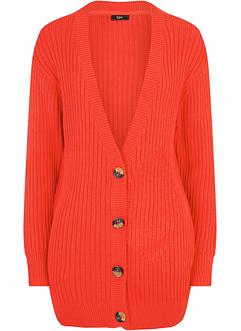 Ribbstickad cardigan, bpc bonprix collection