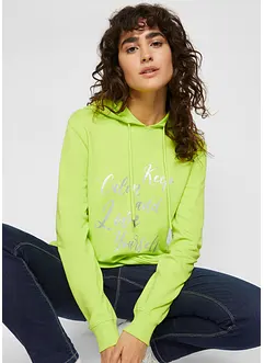 Hoodie av ekologisk bomull, bonprix