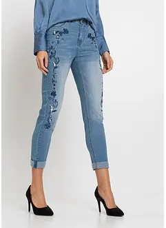 Slim Jeans Mid Waist, cropped, bonprix