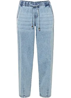 Barrel Jeans Mid Waist, med bekväm midja, bonprix