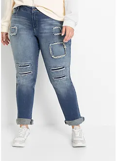 Boyfriendjeans med destroyed-detaljer, bonprix