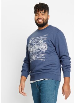 Sweatshirt med MC-tryck, John Baner JEANSWEAR