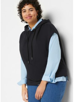 Ärmlös hoodie med avslappnad passform, bpc bonprix collection