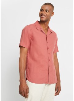 Kortärmad skjorta i linne, bpc selection
