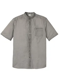Kortärmad skjorta med tvättad look, bonprix