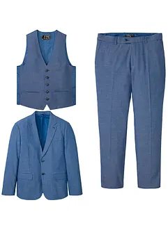 Kostym med väst (3 delar), Regular Fit, bonprix