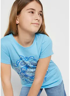 T-shirt för barn i ekologisk bomull, bonprix