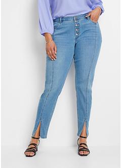 Stretchjeans med slits, BODYFLIRT