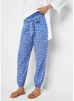Mammabyxa i luftig viskos, Loose Fit, bonprix