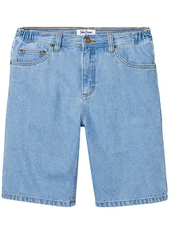 Jeansshorts med töjbar midja Classic Fit, bonprix
