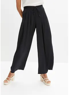 Culotter i följsam satin, bonprix