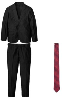 Kostym (3-delat set): Kavaj, byxa och slips, bpc selection