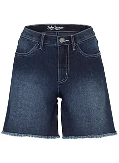 Stretchiga jeansshorts, Mid Waist, bonprix