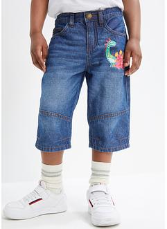 Jeansbermudas med dinosaurietryck för pojkar, avslappnad passform, John Baner JEANSWEAR