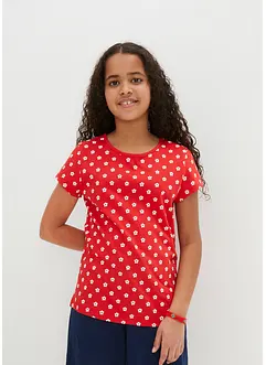 T-shirt (2-pack), ekologisk bomull, bonprix