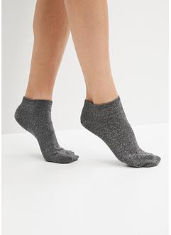 Ankelstrumpor med glittergarn (4-pack), bpc bonprix collection