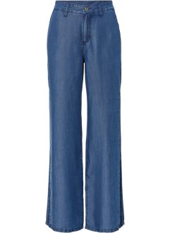 Vida jeans med slits i hållbar lyocell, RAINBOW