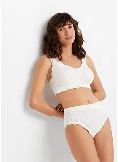 Bralette med framknäppning utan bygel, bonprix