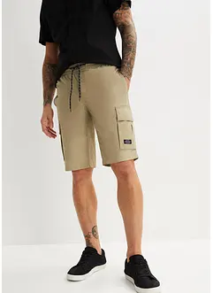 Dra på-shorts i cargomodell, Regular Fit, bonprix