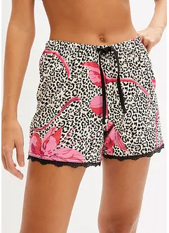 Shorts (2-pack) med tunn spets, bonprix