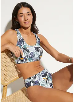 Bikini (2 delar) med korsade axelband, bonprix
