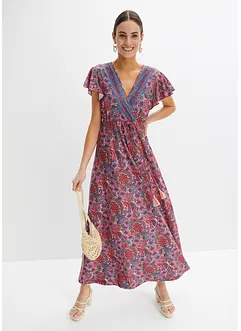 Mönstrad maxiklänning, bonprix