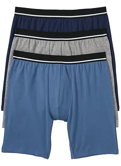 Långa boxershorts, tajta (3-pack), bonprix