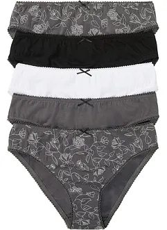 Trosa i ekologisk bomull (5-pack), bonprix