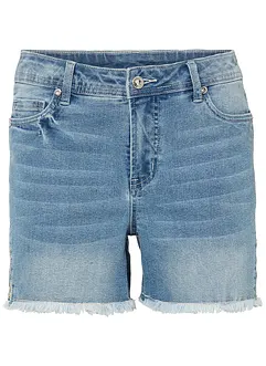 Jeansshorts med broderi, bonprix