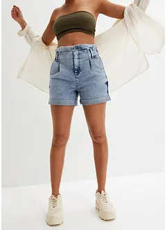 Paperbag-jeansshorts, bonprix