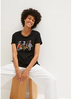 T-shirt med tryck på framsidan, bonprix