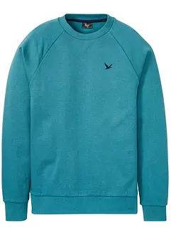 Sweatshirt med återvunnen polyester och raglanärmar, bonprix