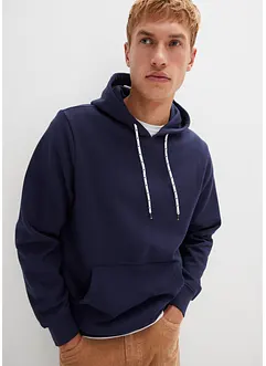 Sweatshirt med huva och bekväm skärning, bonprix
